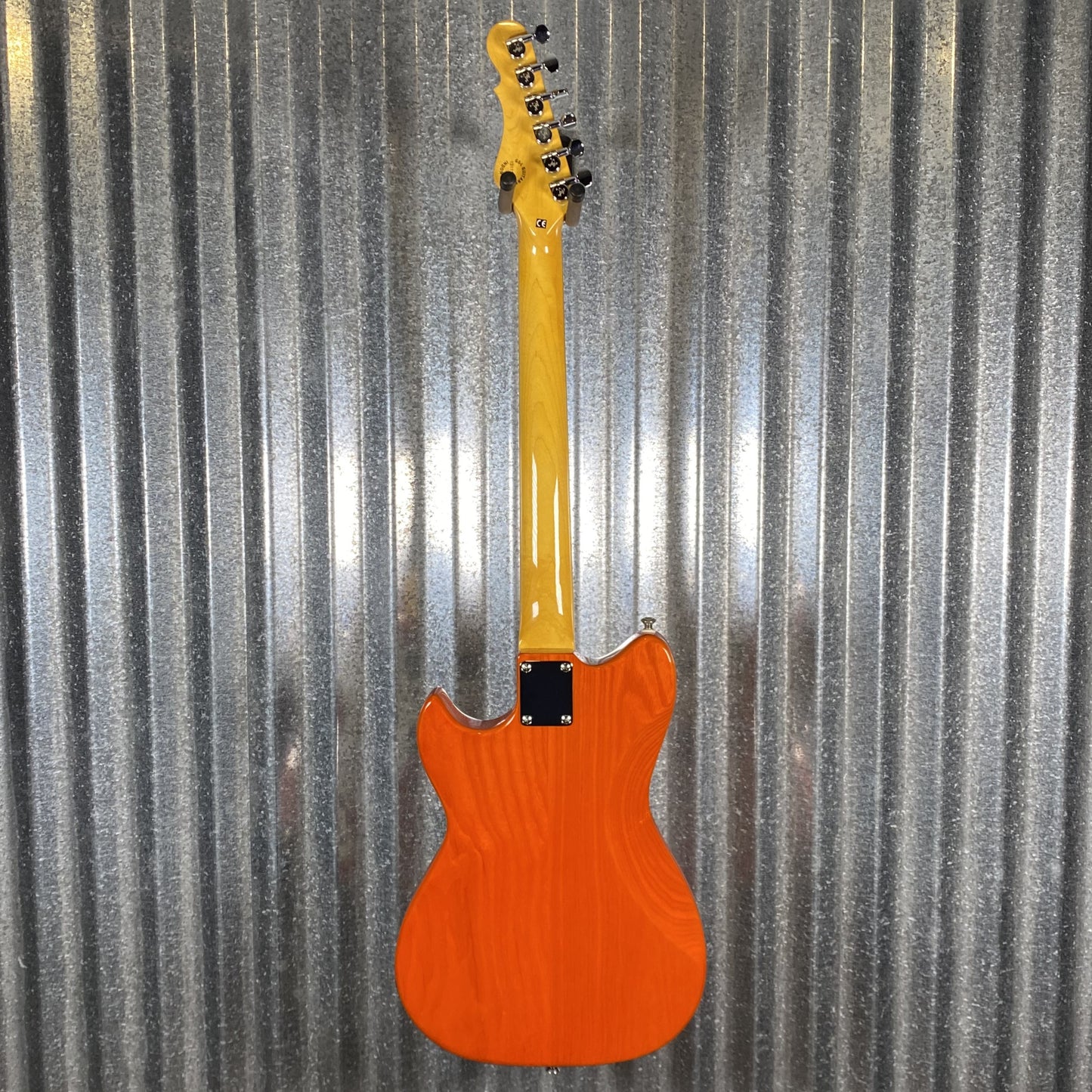 G&L Tribute Fallout Clear Orange Locking Tuners DiMarzio Pickups #0026 Used