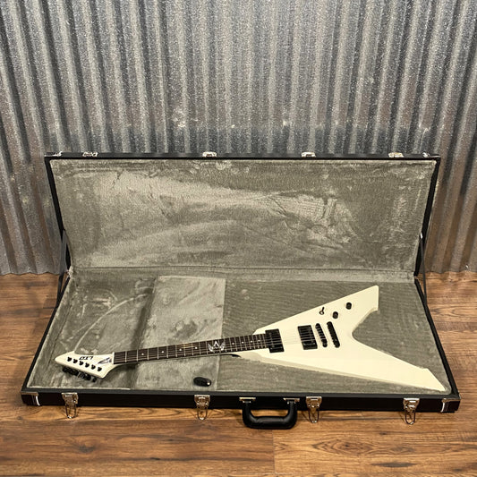 ESP LTD Vulture James Hetfield Olympic White EMG Guitar & Case #2450 Used