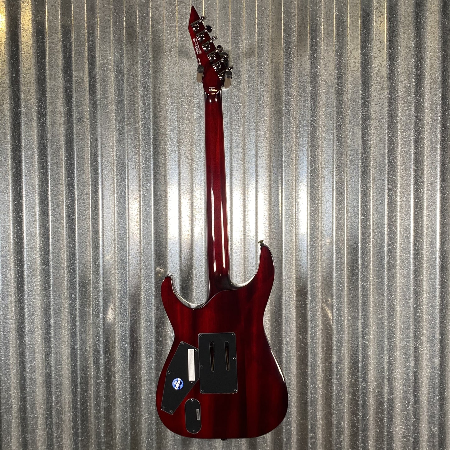 ESP LTD MH-1000 Quilt Top See-Thru Black Cherry Guitar LMH1000QMFRSTBC #0331 Used