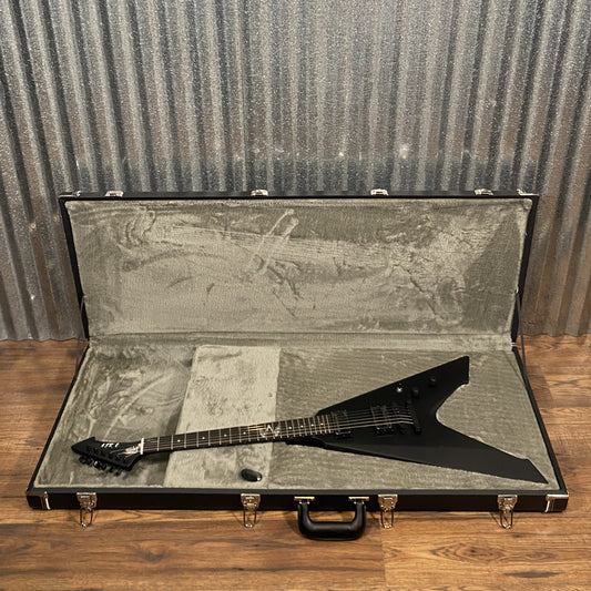 ESP LTD Vulture James Hetfield Black Satin EMG Guitar & Case #0776 Used