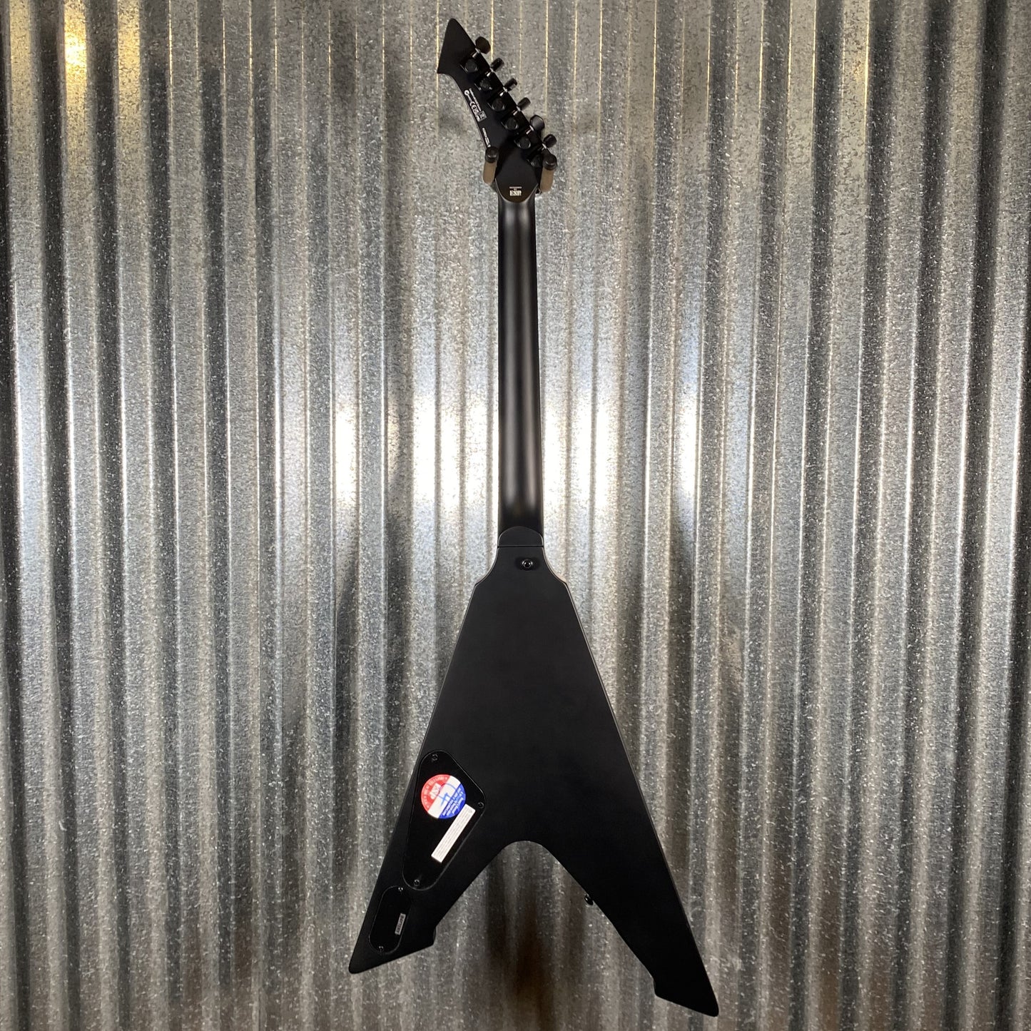 ESP LTD Vulture James Hetfield Black Satin EMG Guitar & Case #0776 Used