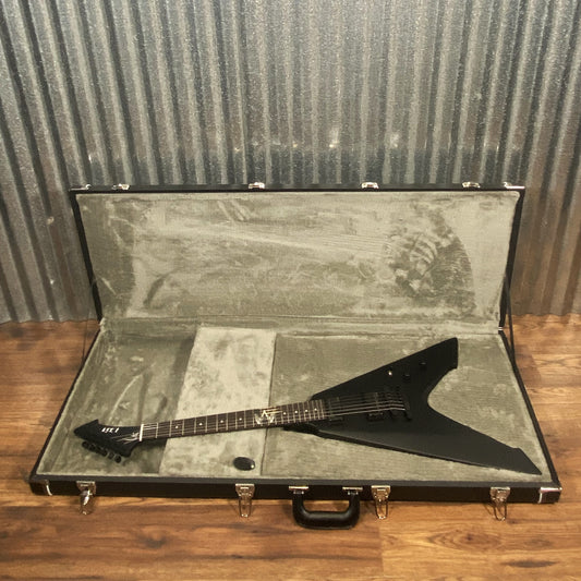 ESP LTD Vulture James Hetfield Black Satin EMG Guitar & Case #1034 Used