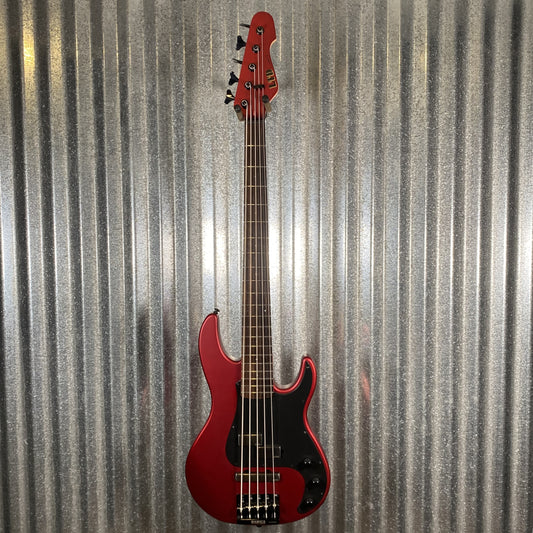 ESP LTD AP-5 Candy Apple Red Satin 5 String Bass LAP5CARS #0065 Used