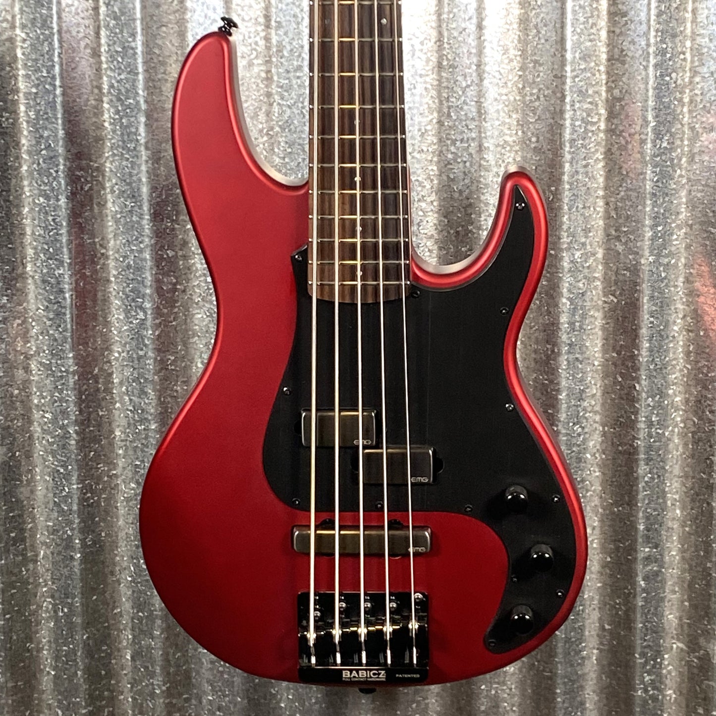 ESP LTD AP-5 Candy Apple Red Satin 5 String Bass LAP5CARS #0065 Used