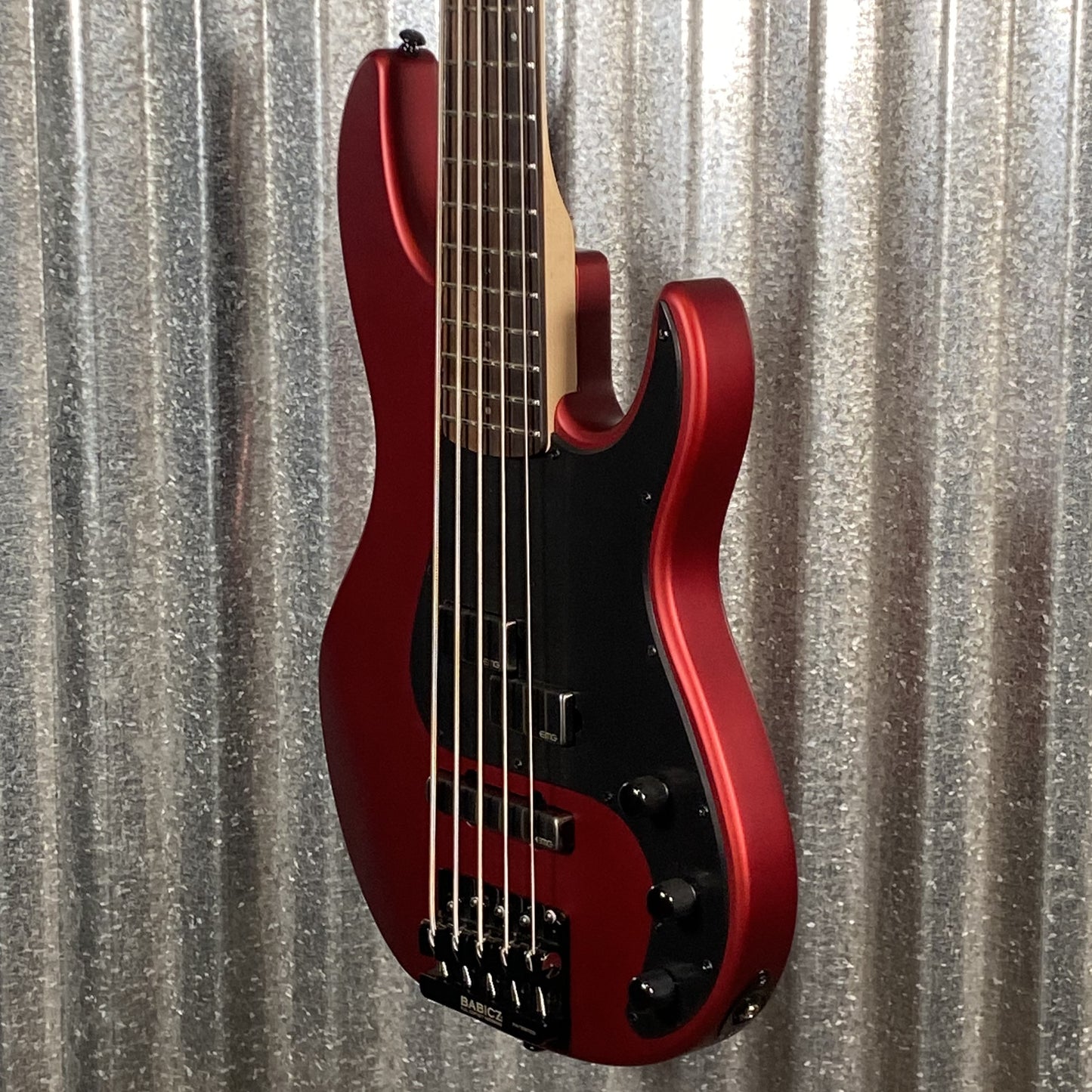 ESP LTD AP-5 Candy Apple Red Satin 5 String Bass LAP5CARS #0065 Used