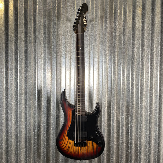 ESP LTD SN-1007B Hard Tail Fireblast Baritone Guitar LSN1007BHTFIREBLAST #1494 Used