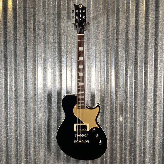 Reverend Roundhouse Jr Midnight Black Guitar #67948