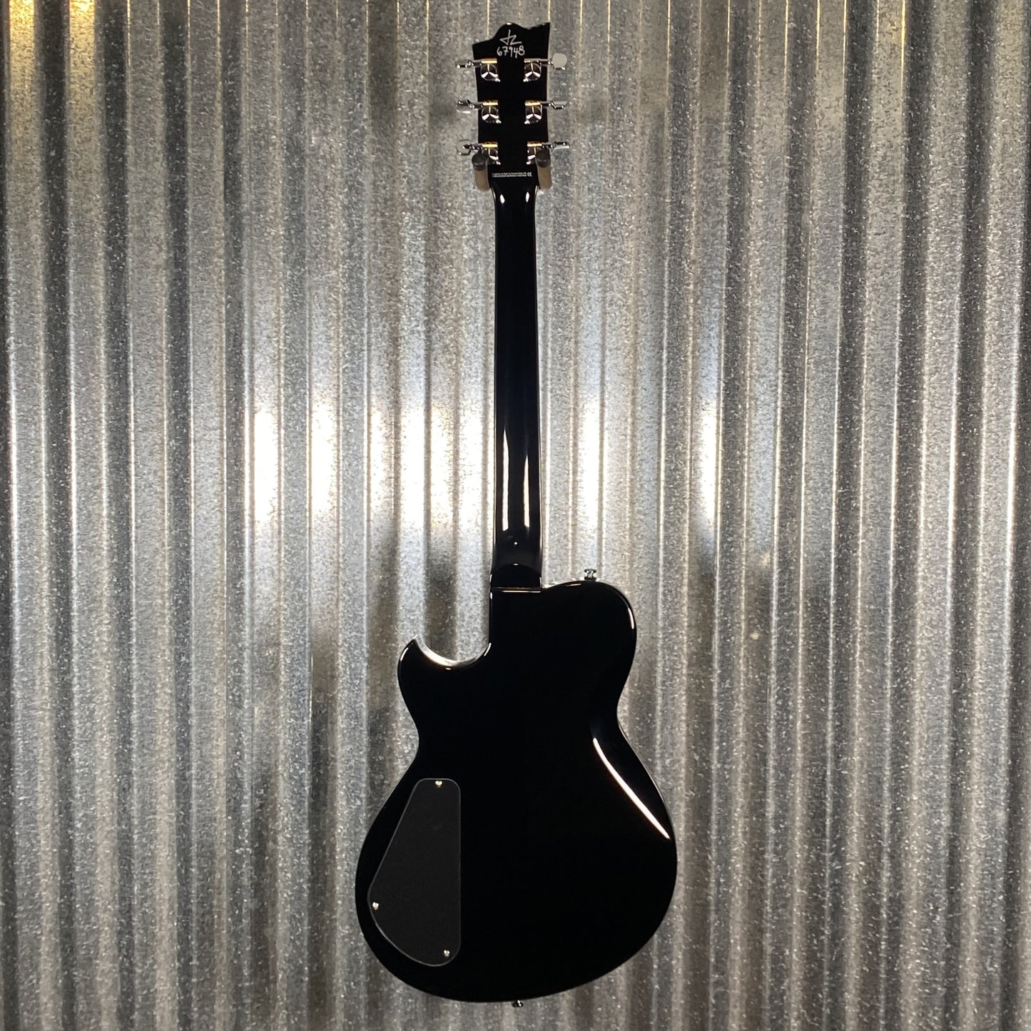 Reverend Roundhouse Jr Midnight Black Guitar #67948