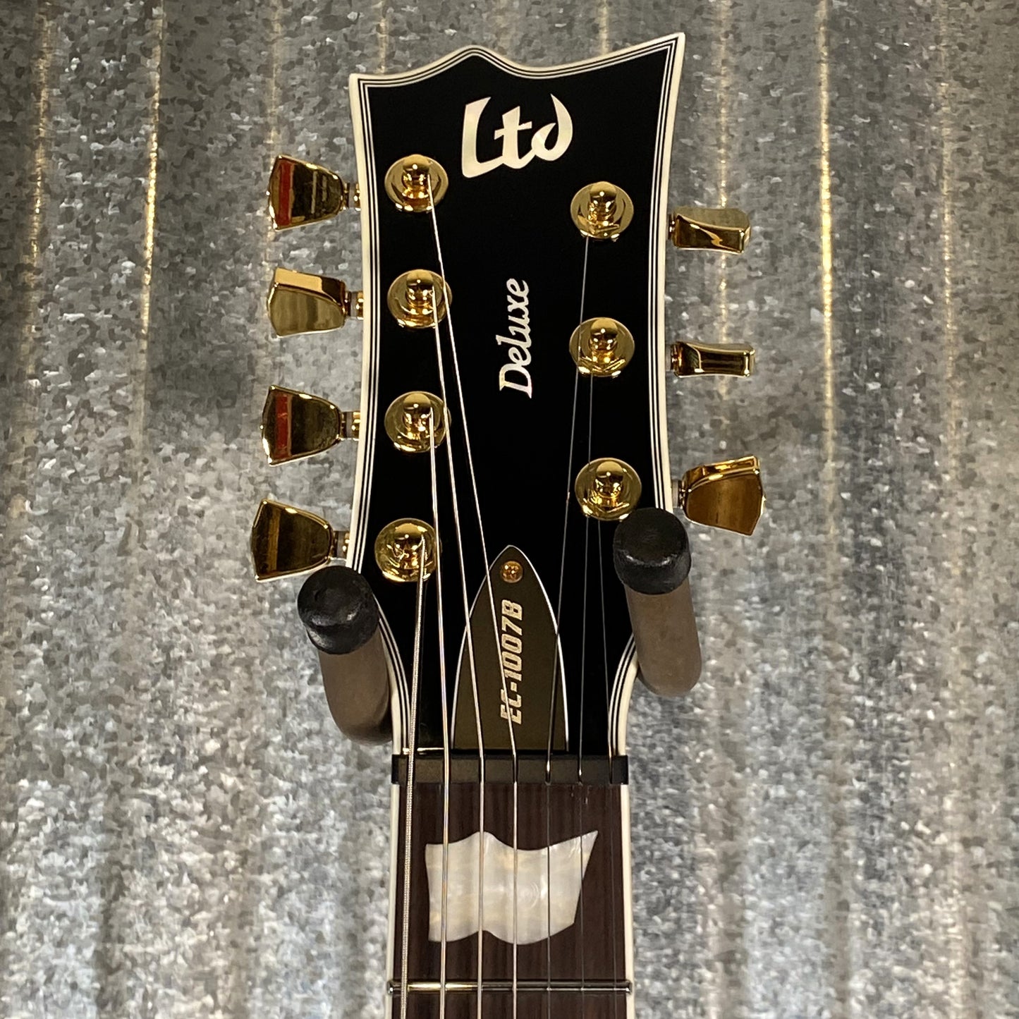 ESP LTD EC-1007B Evertune Black Fluence 7 String Baritone Guitar EC1007BETBLK #1941 Used