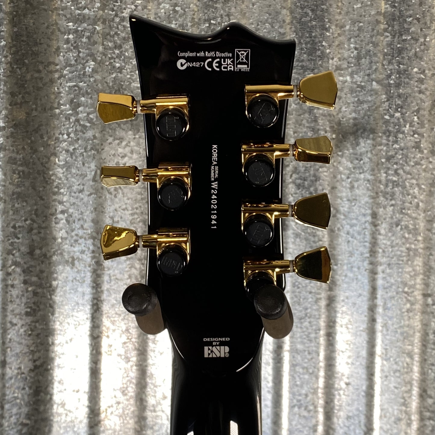 ESP LTD EC-1007B Evertune Black Fluence 7 String Baritone Guitar EC1007BETBLK #1941 Used