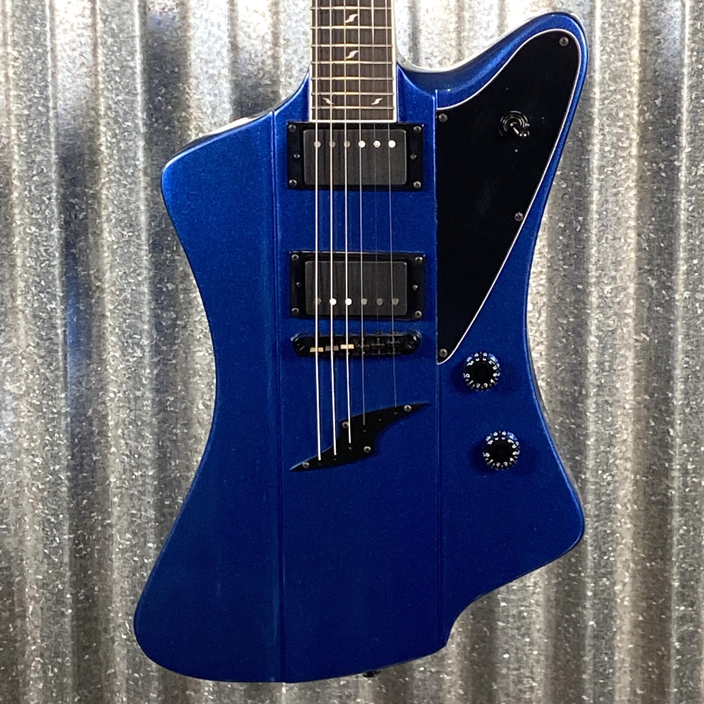 Westcreek Guitars Mirage T Bird Style Dual Humbucker Guitar Blue #0051 Used