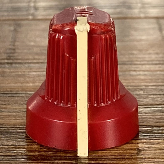 Fender 80's 90's Red Amplifier Control Knob Used