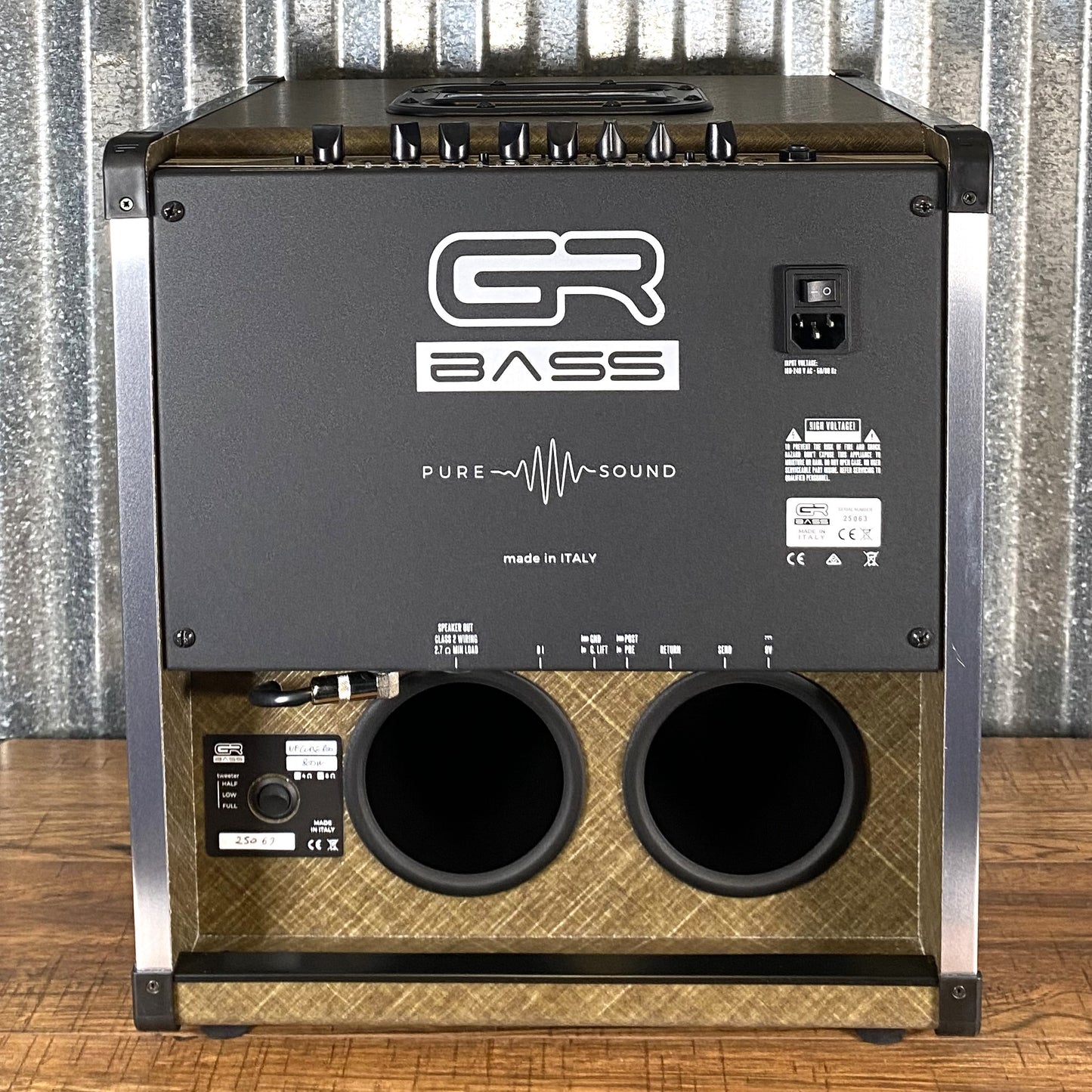 GR Bass NF CUBE 800 Watt 1x12 Natural Fiber Bass Amplifier Combo