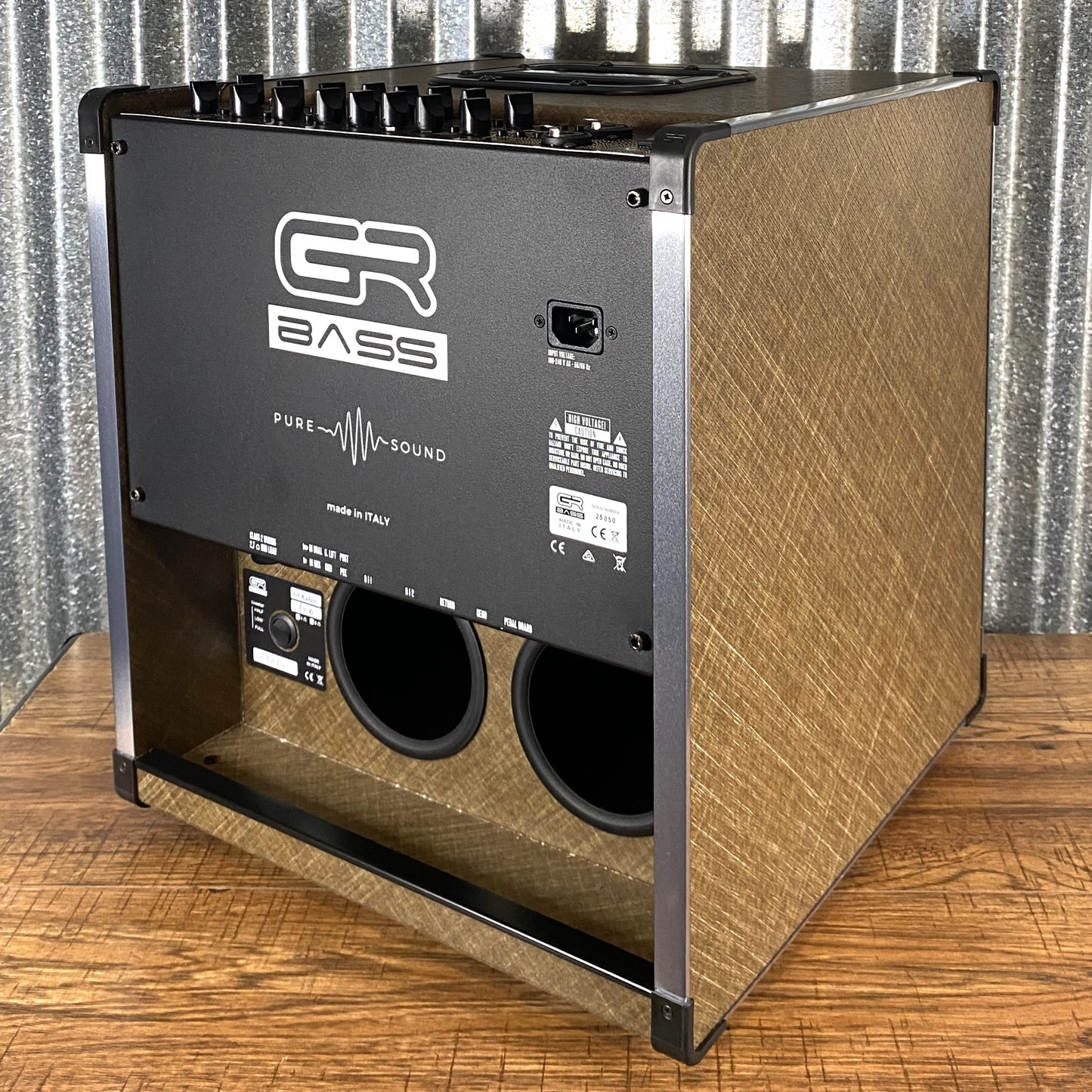 GR Bass NF CUBE ACOUSTIC 2 Channel 1x12 800 Watt Natural Fiber Bass Amplifier Combo