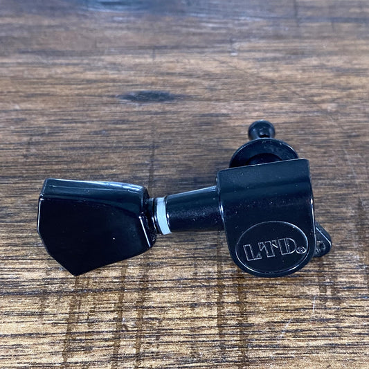 ESP LTD Branded 3+3 Tuning Machine Set Black Used