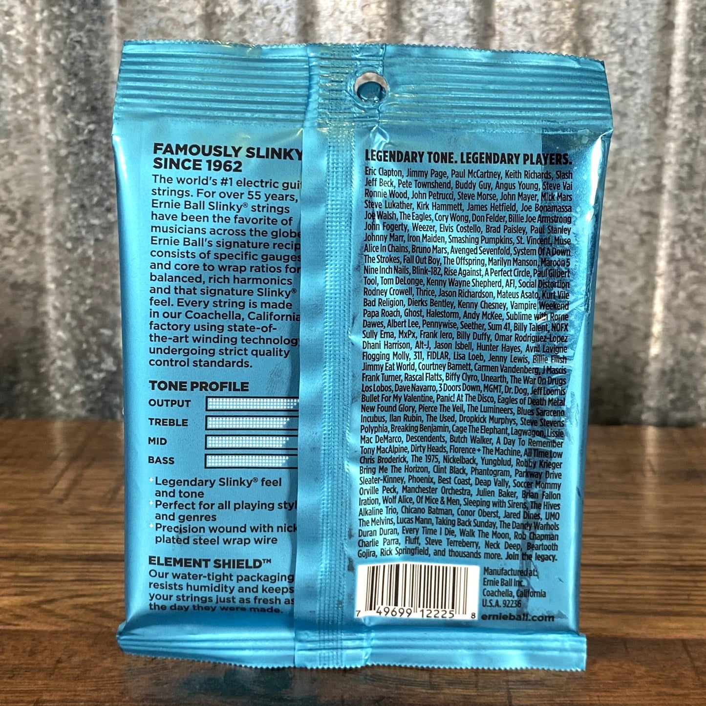 Ernie Ball 2225 Extra Slinky 8-38 Custom Gauge Electric Guitar String Set 3 Pack