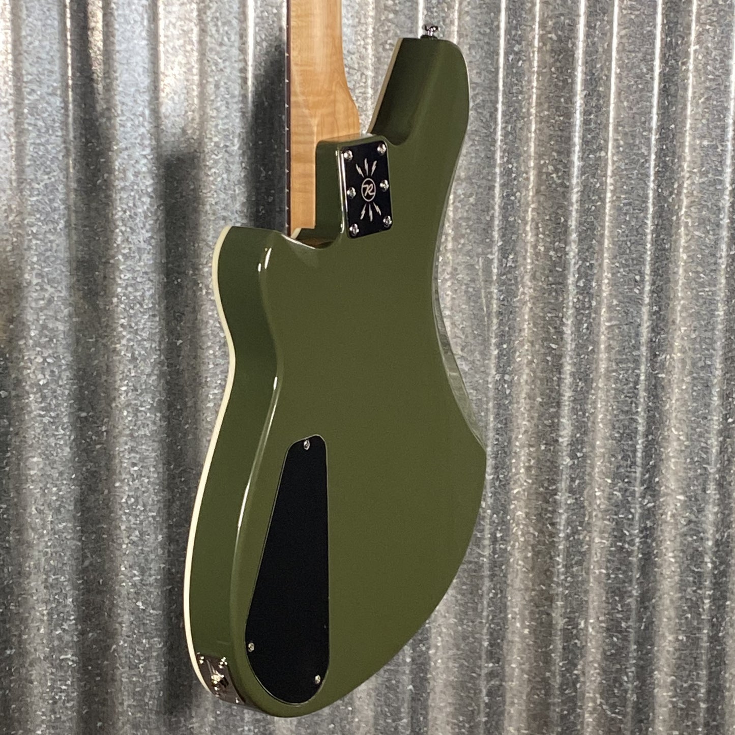 Reverend Descent RA Army Green Baritone Guitar #67700