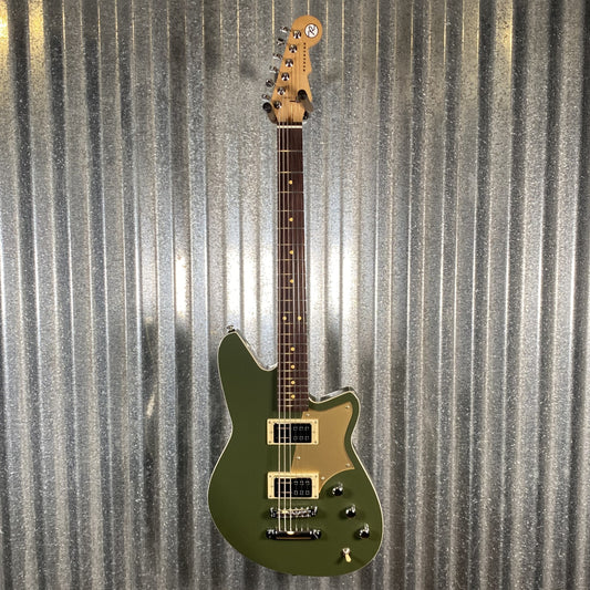 Reverend Descent RA Army Green Baritone Guitar #67704