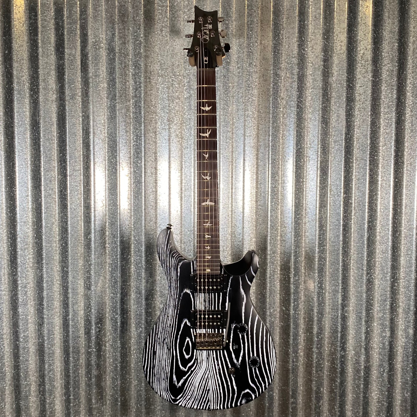 PRS Paul Reed Smith SE CE 24 Sandblasted White Limited Edition Guitar & Case #9921 Used