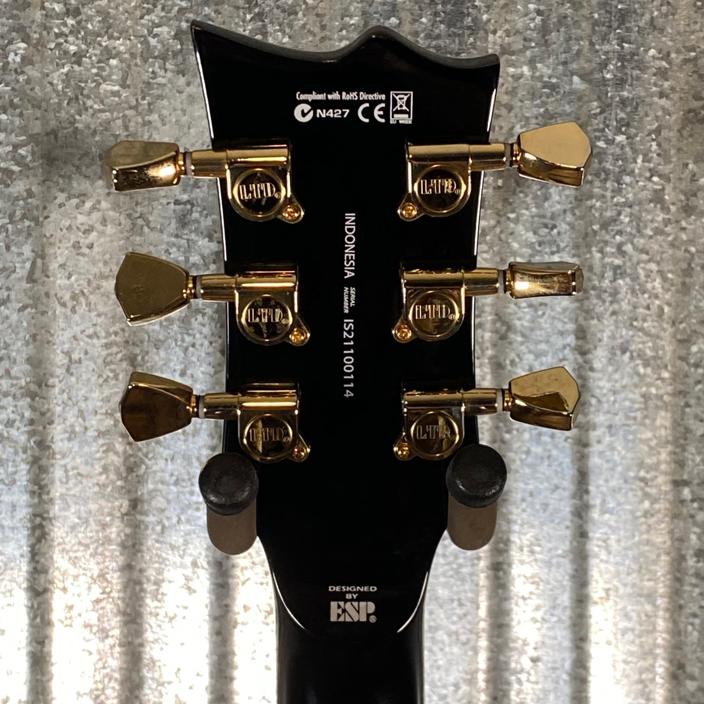 ESP LTD EC-256 Gloss Black Guitar LEC256BLK #0114 Used