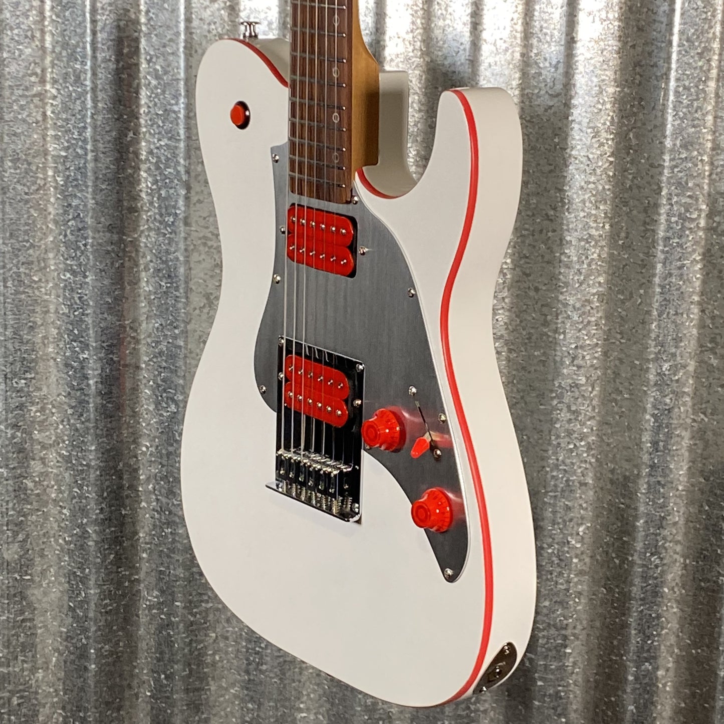 Westcreek Guitars TT-50KS T Style Dual Humbucker Guitar White #0113 Used