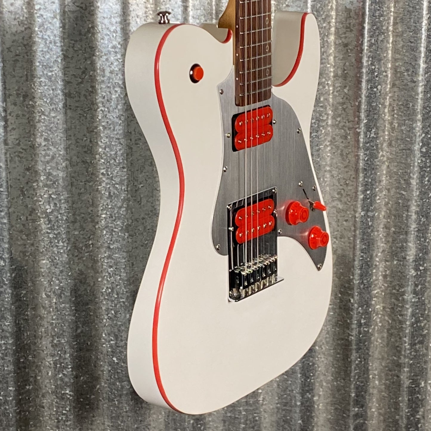 Westcreek Guitars TT-50KS T Style Dual Humbucker Guitar White #0113 Used