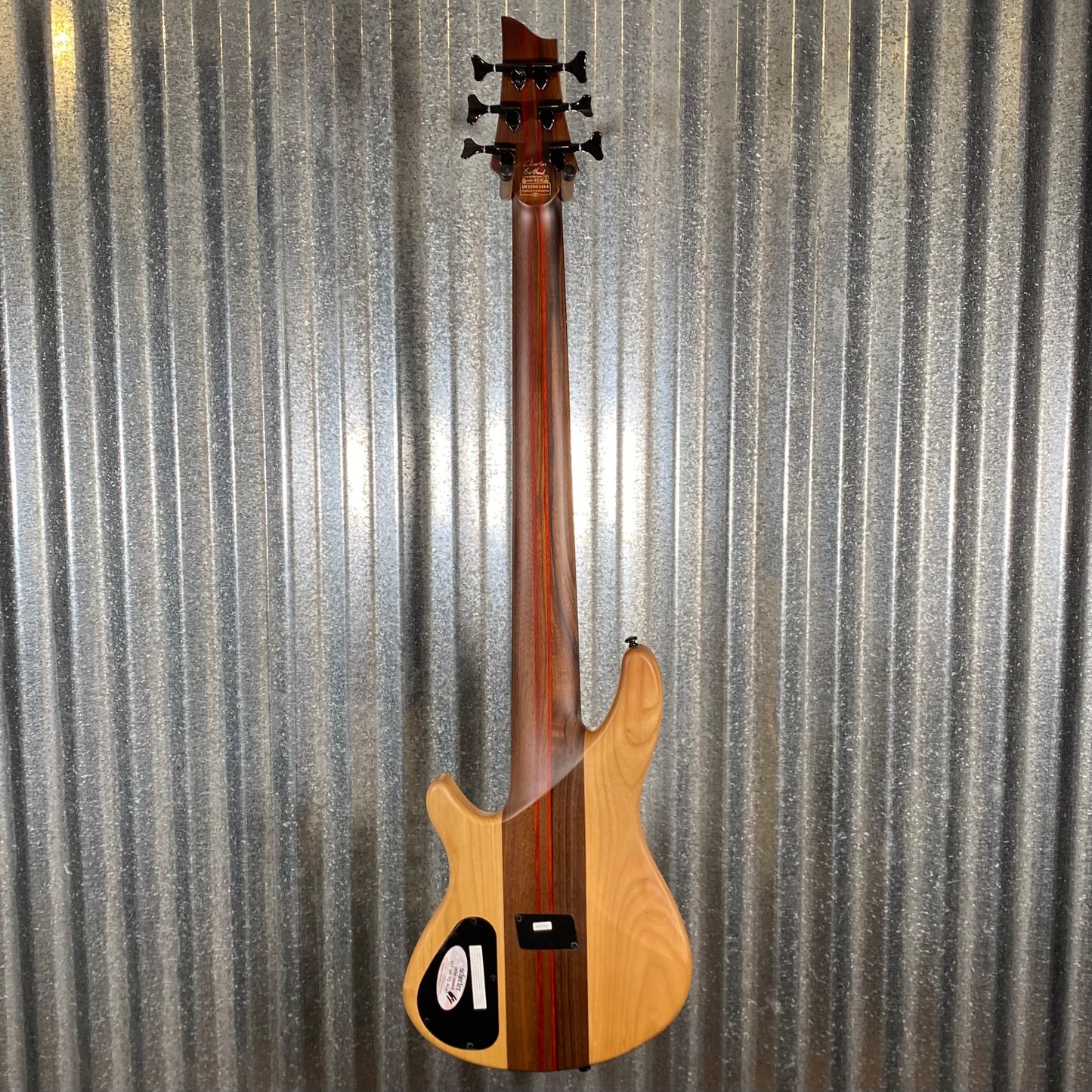 Schecter Charles Berthoud CB-6 Natural 6 String Bass #2464