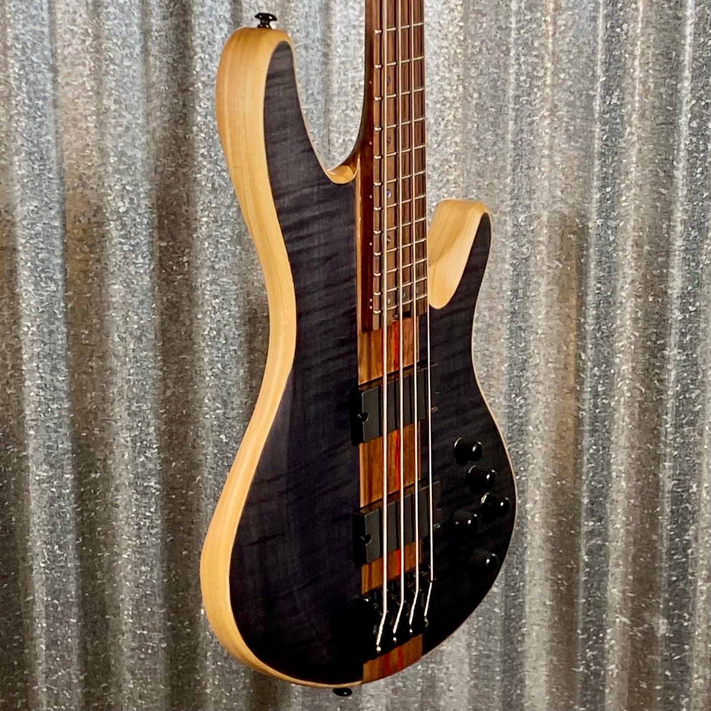 Schecter CB-4 Charles Berthoud 4 String Bass See Thru Black Satin #1769