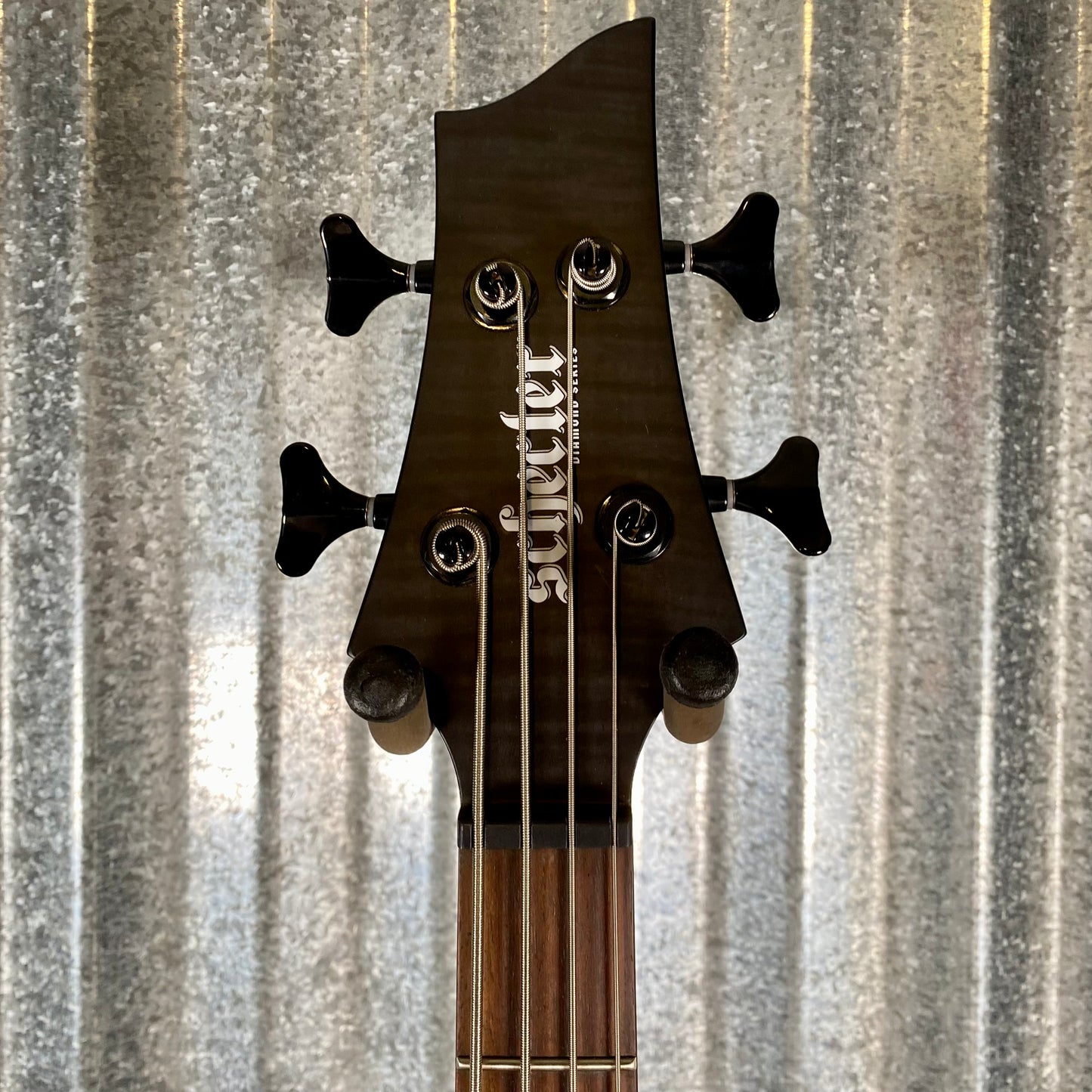 Schecter CB-4 Charles Berthoud 4 String Bass See Thru Black Satin #1769