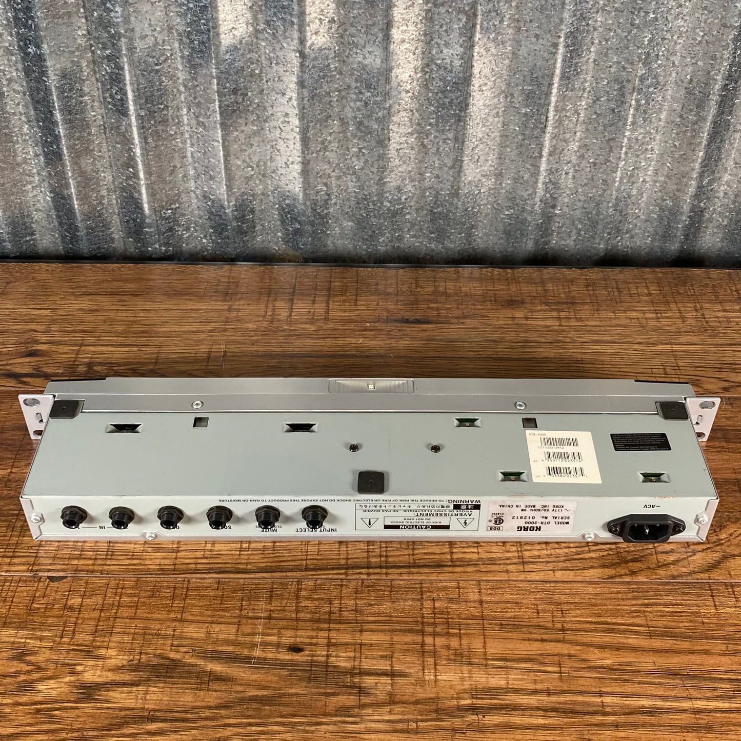 Korg DTR-2000 Chromatic Single Space Rack Tuner Used