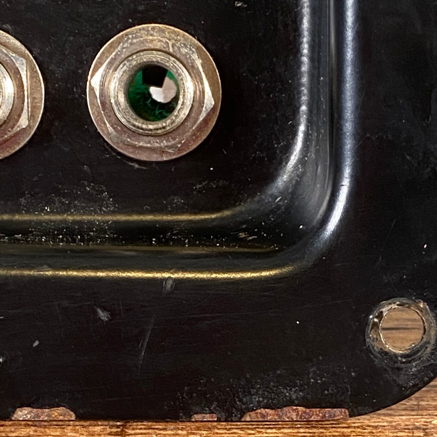 Ampeg SVT Biamp or Full Range Input Jack Plate Assembly with Attenuator and Protection Bulb #1 Used