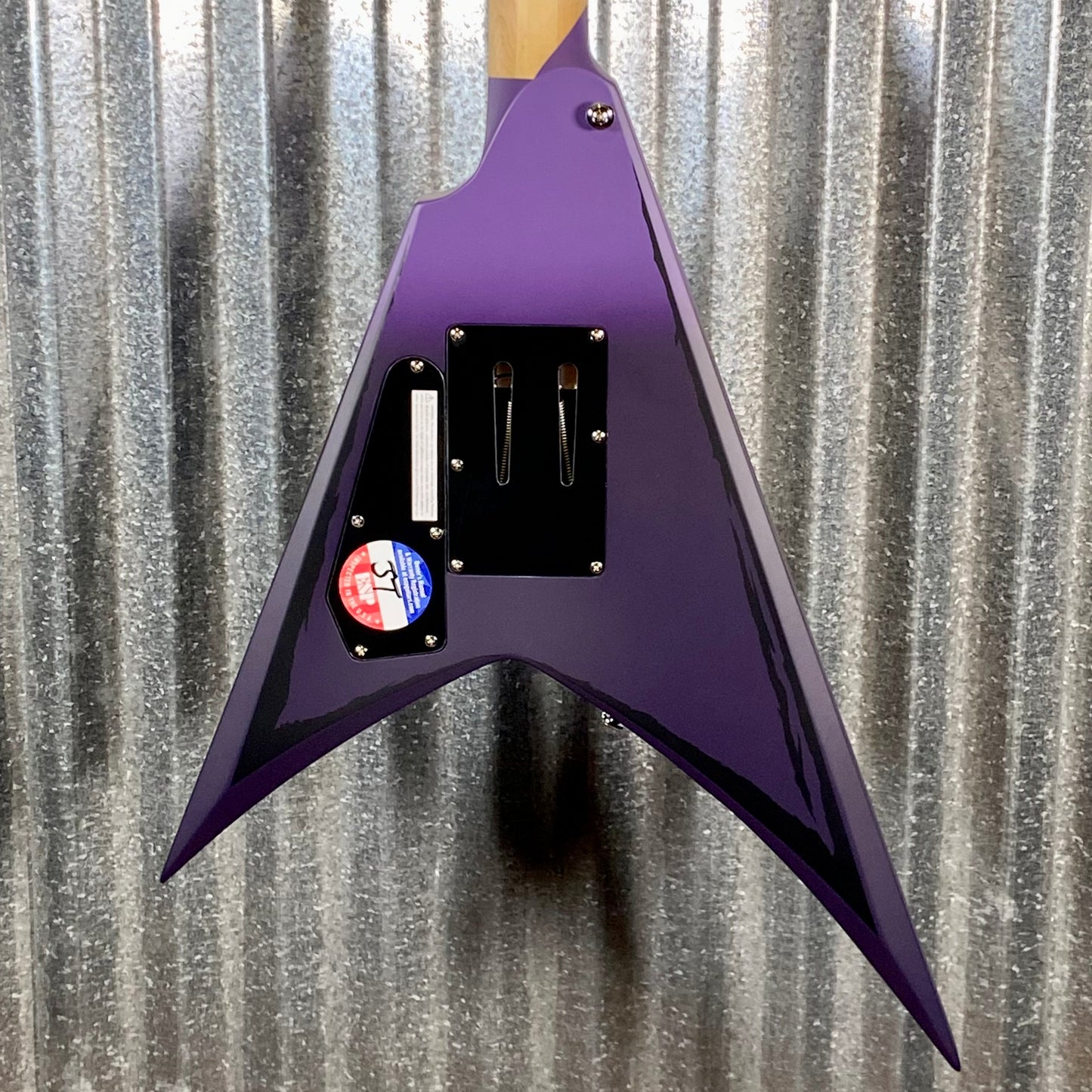 ESP LTD Alexi Laiho Ripped Sawtooth Arrow Purple Fade Satin Guitar & Case ALEXIRIPPED #3509 Used