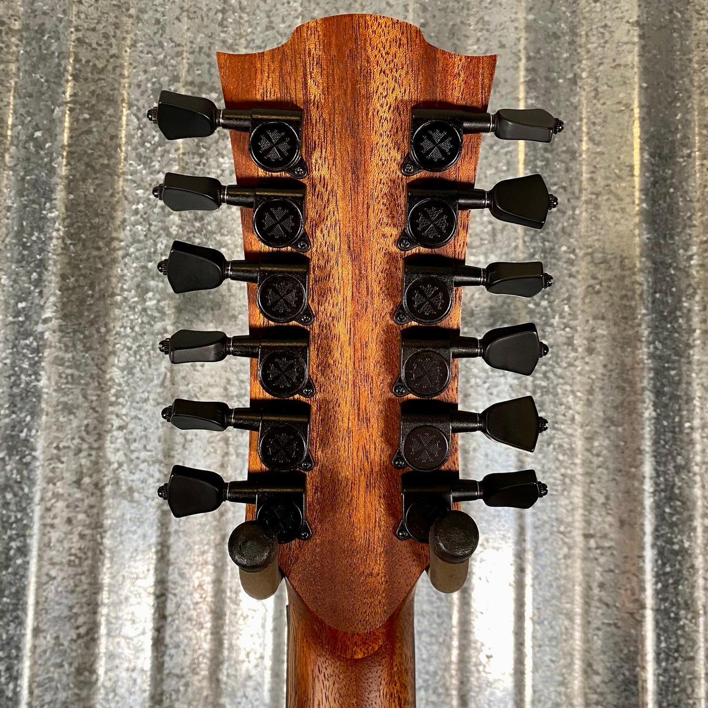 LAG Guitars SAUVAGE-J12CE Natural Jumbo Cutaway 12 String Acoustic Electric Guitar & Bag #1768