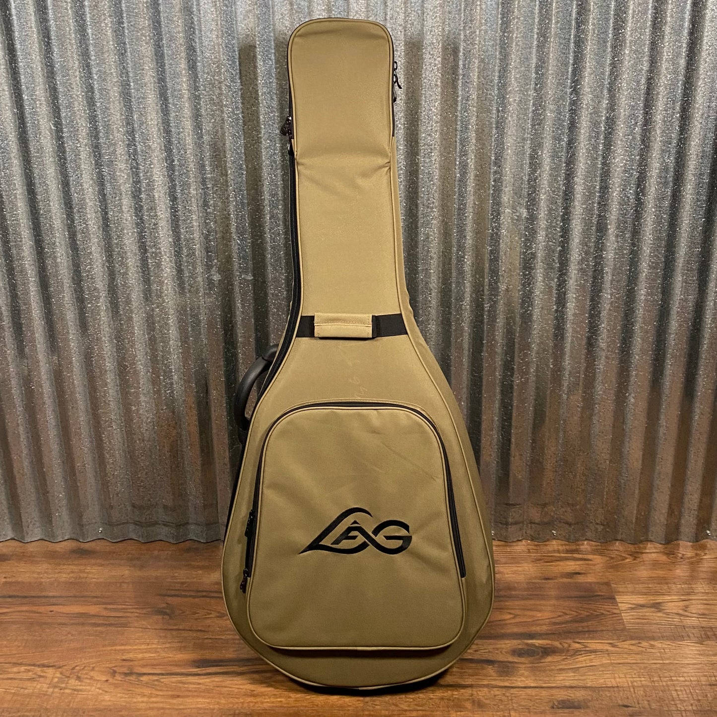 LAG Guitars SAUVAGE-J12CE Natural Jumbo Cutaway 12 String Acoustic Electric Guitar & Bag #1768