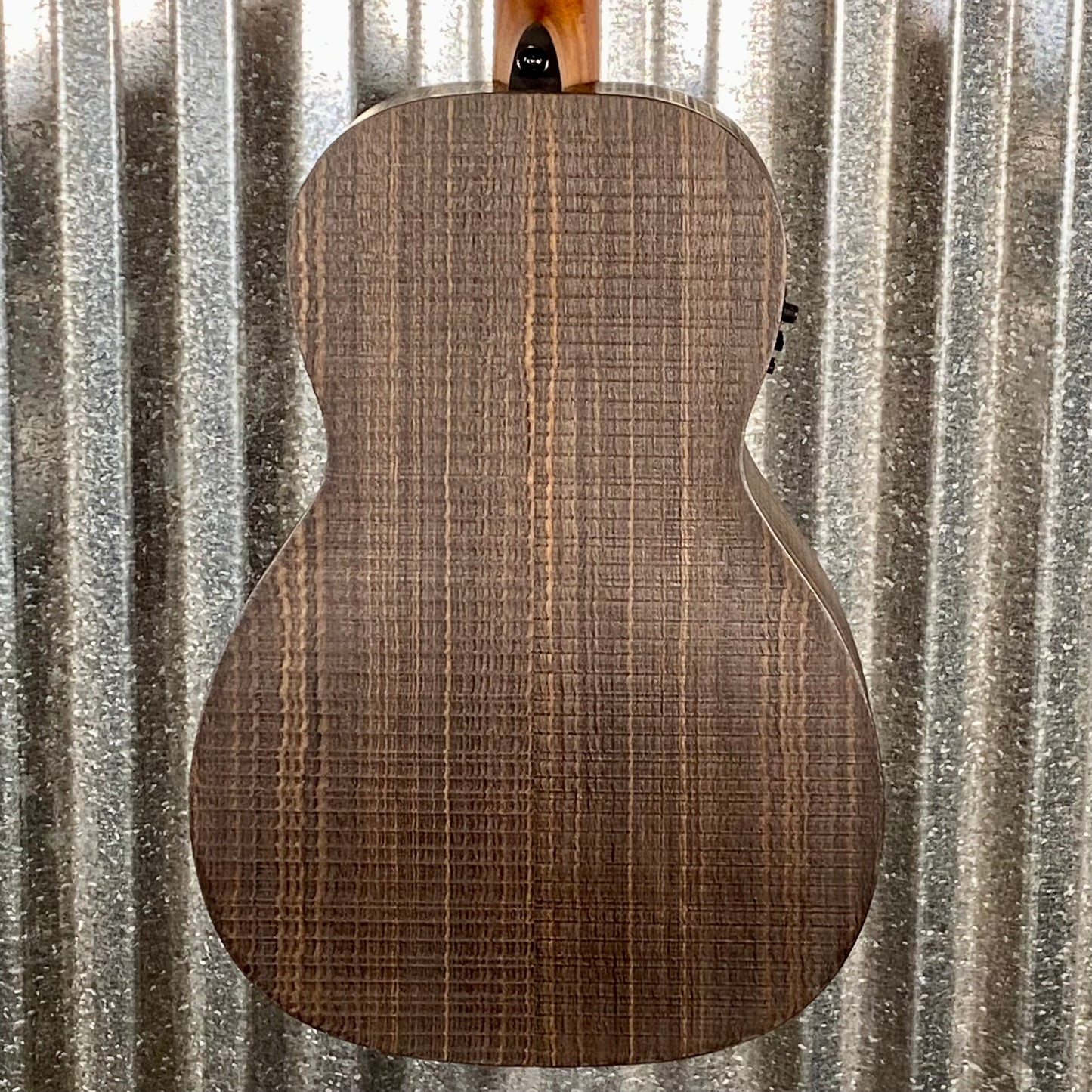 LAG Guitars SAUVAGE-PE Natural Parlor Acoustic Electric Guitar & Bag #1749