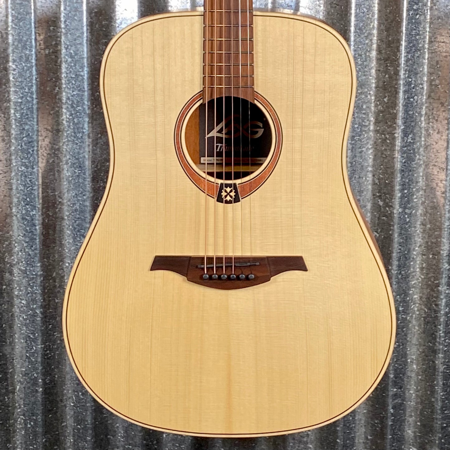 LAG Guitars T70D-NAT Natural Dreadnought Acoustic Guitar #1051