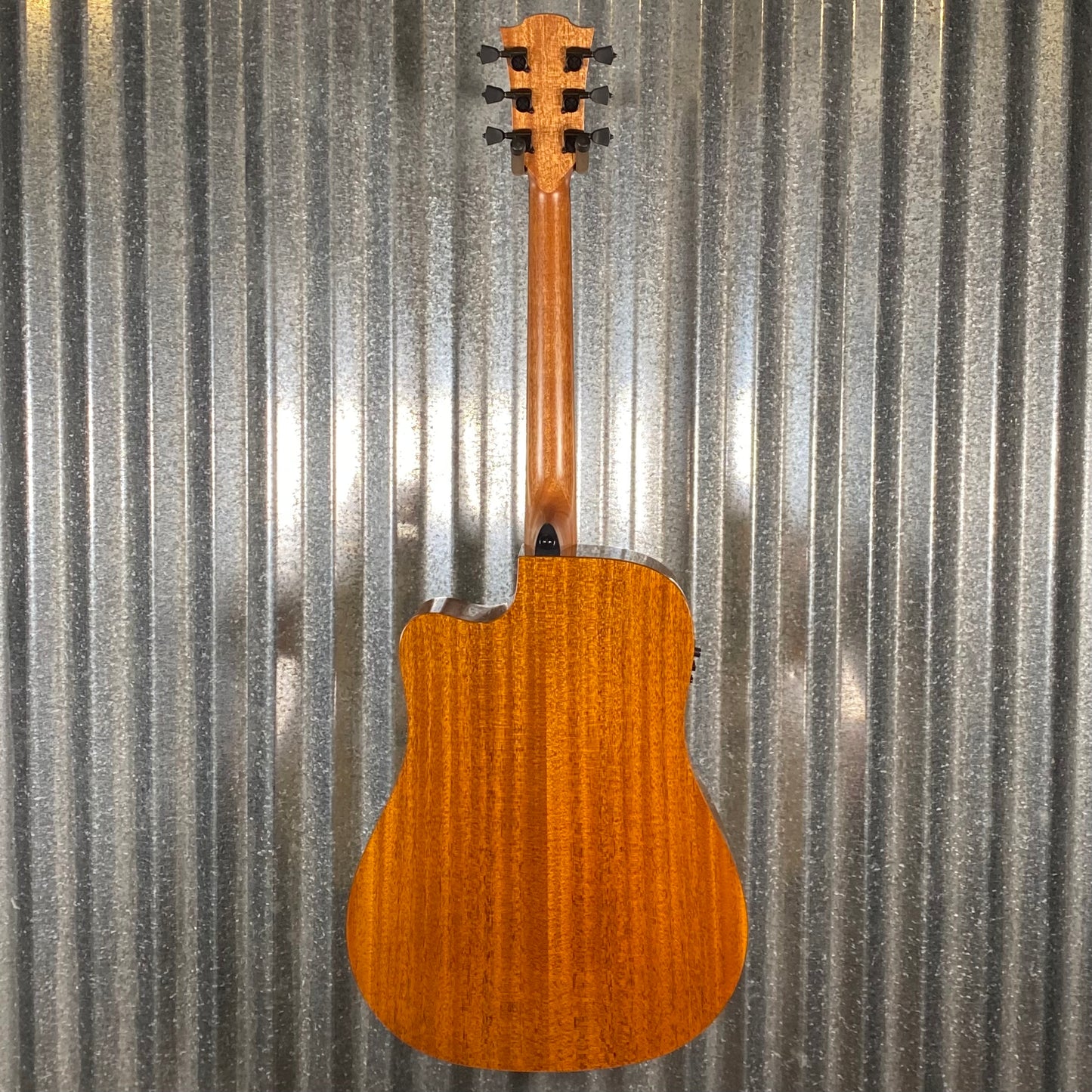 LAG Guitars T88DCE Natural Dreadnought Cutaway Acoustic Electric Guitar #4922