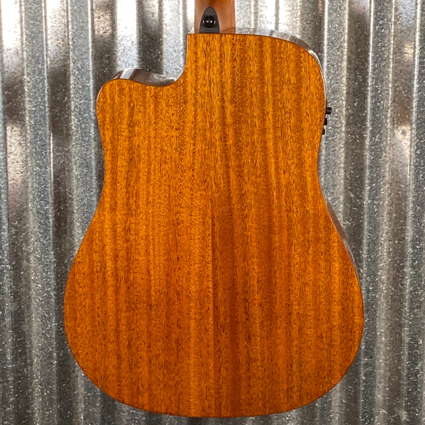 LAG Guitars T98DCE Natural Dreadnought Cutaway Acoustic Electric Guitar #2194