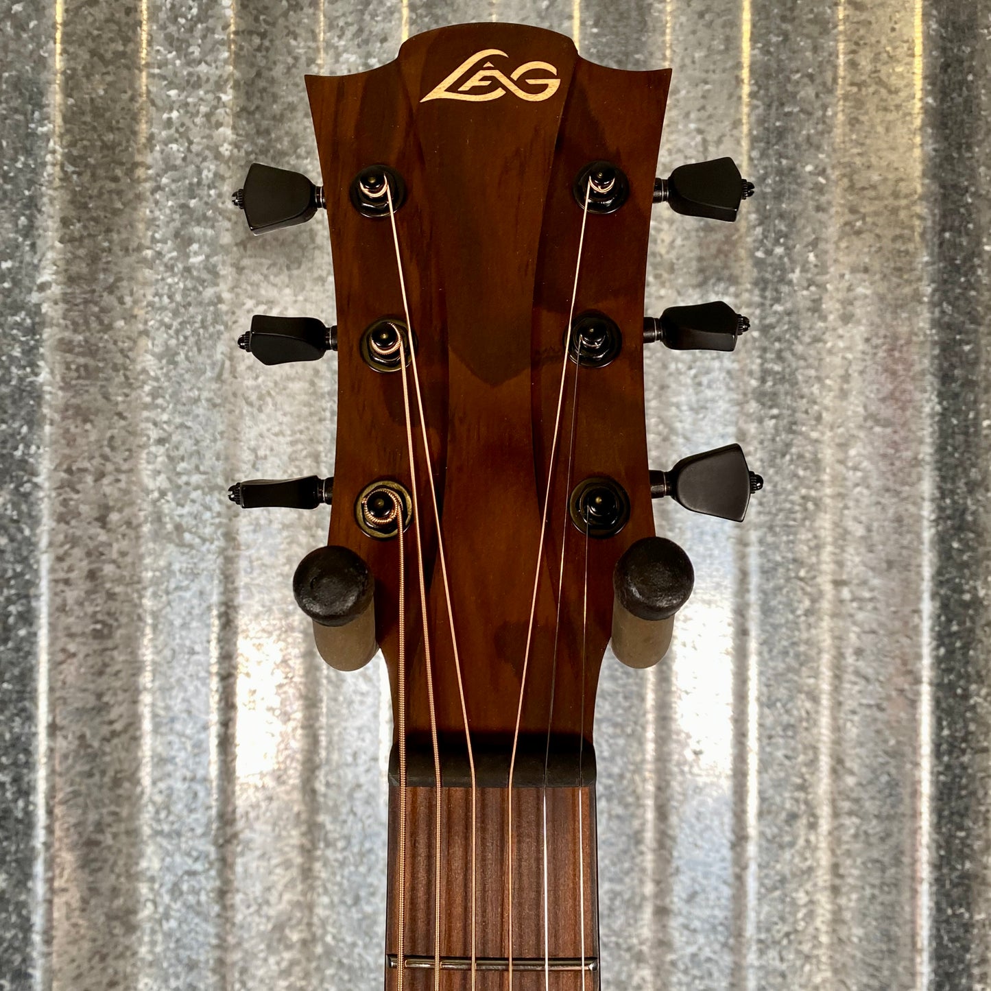 LAG Guitars T98DCE Natural Dreadnought Cutaway Acoustic Electric Guitar #2194
