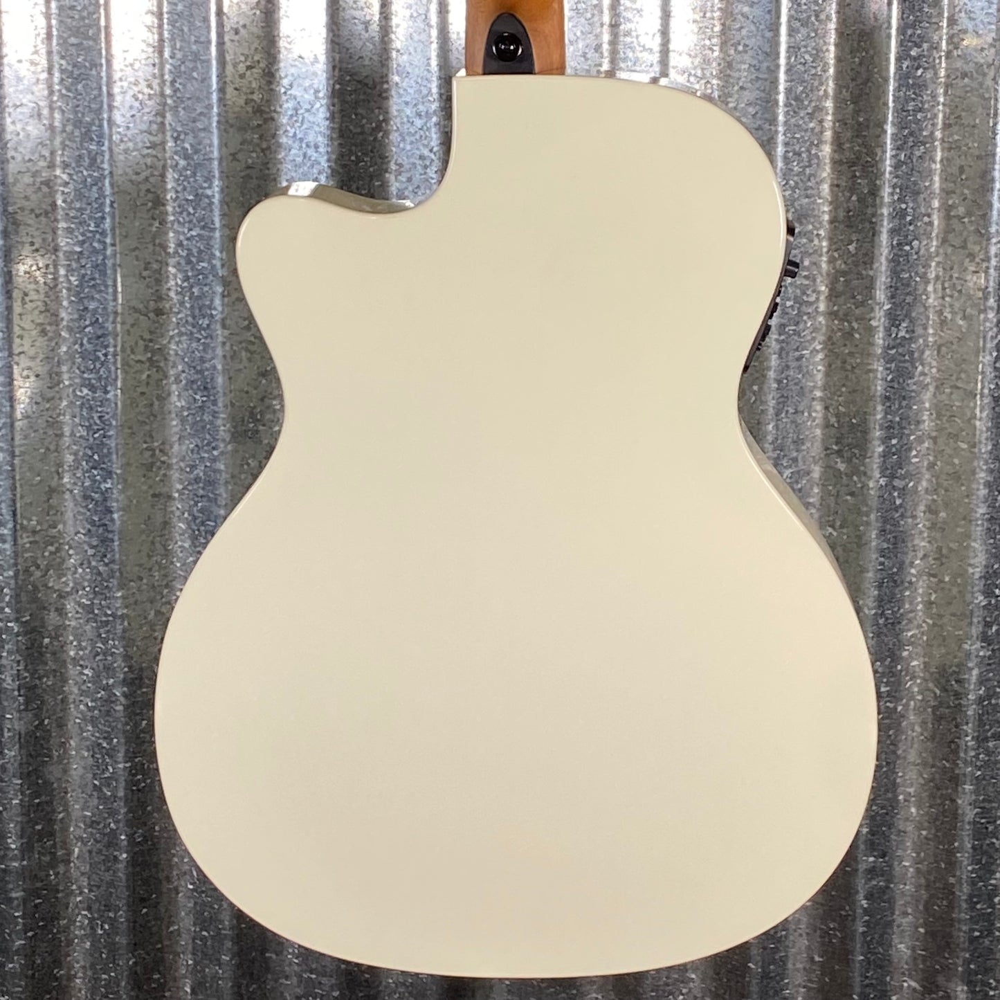 LAG Guitars T118ASCE-IVO Ivory Auditorium Cutaway Slim Acoustic Electric Guitar #2288