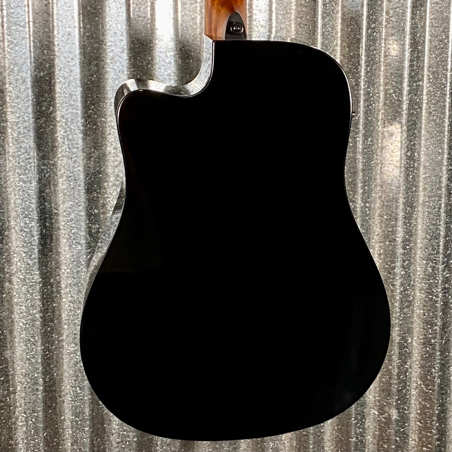 LAG Guitars T118DCE-BLK Black Dreadnought Cutaway Acoustic Electric Guitar #1779