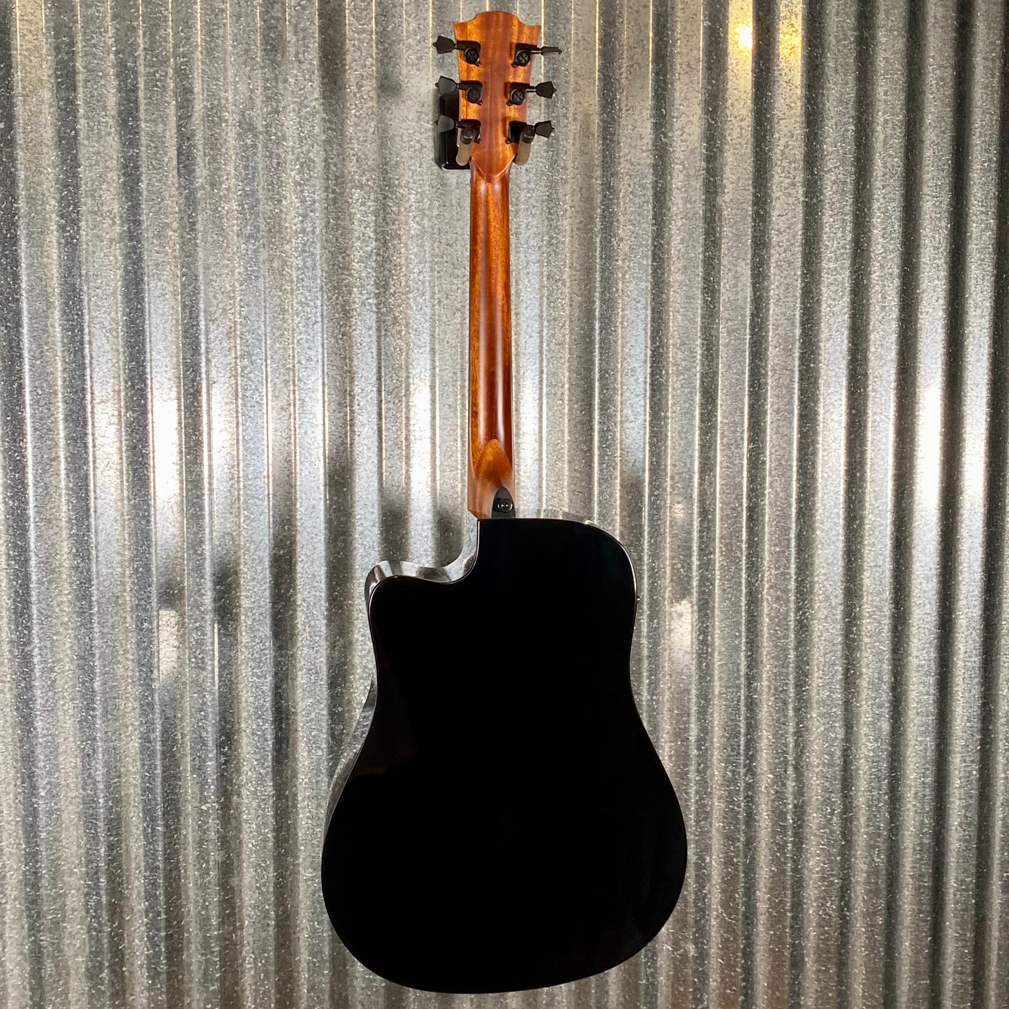 LAG Guitars T118DCE-BLK Black Dreadnought Cutaway Acoustic Electric Guitar #1779