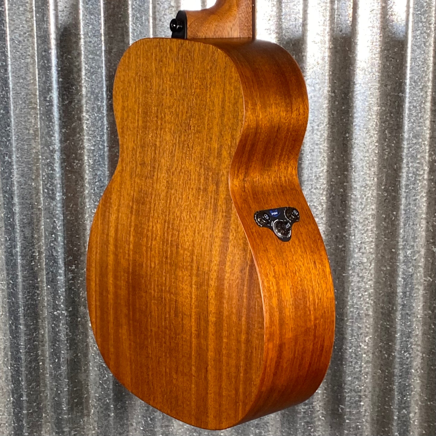 LAG Guitars TBW1TE-BRW Vintage Brown Travel Acoustic Electric Guitar & Bag #1101
