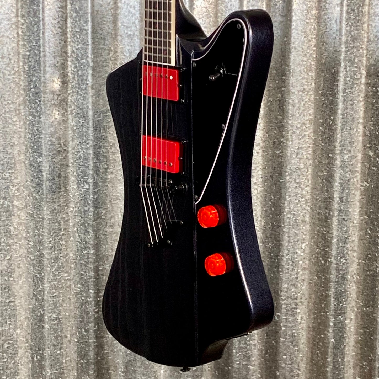 Westcreek Guitars Mirage T Bird Style Dual Humbucker Guitar Black #0135 Used