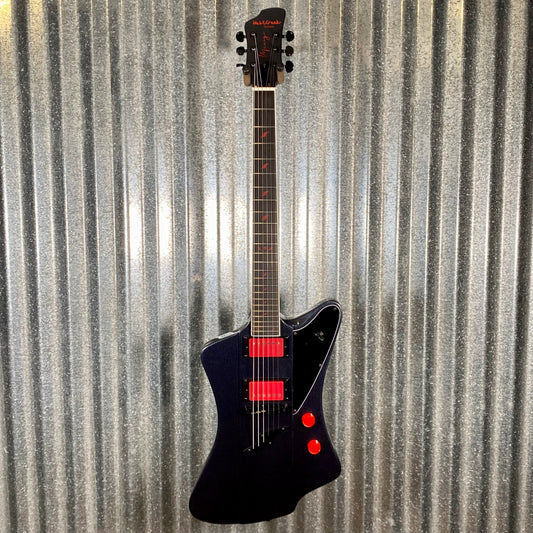 Westcreek Guitars Mirage T Bird Style Dual Humbucker Guitar Black #0135 Used