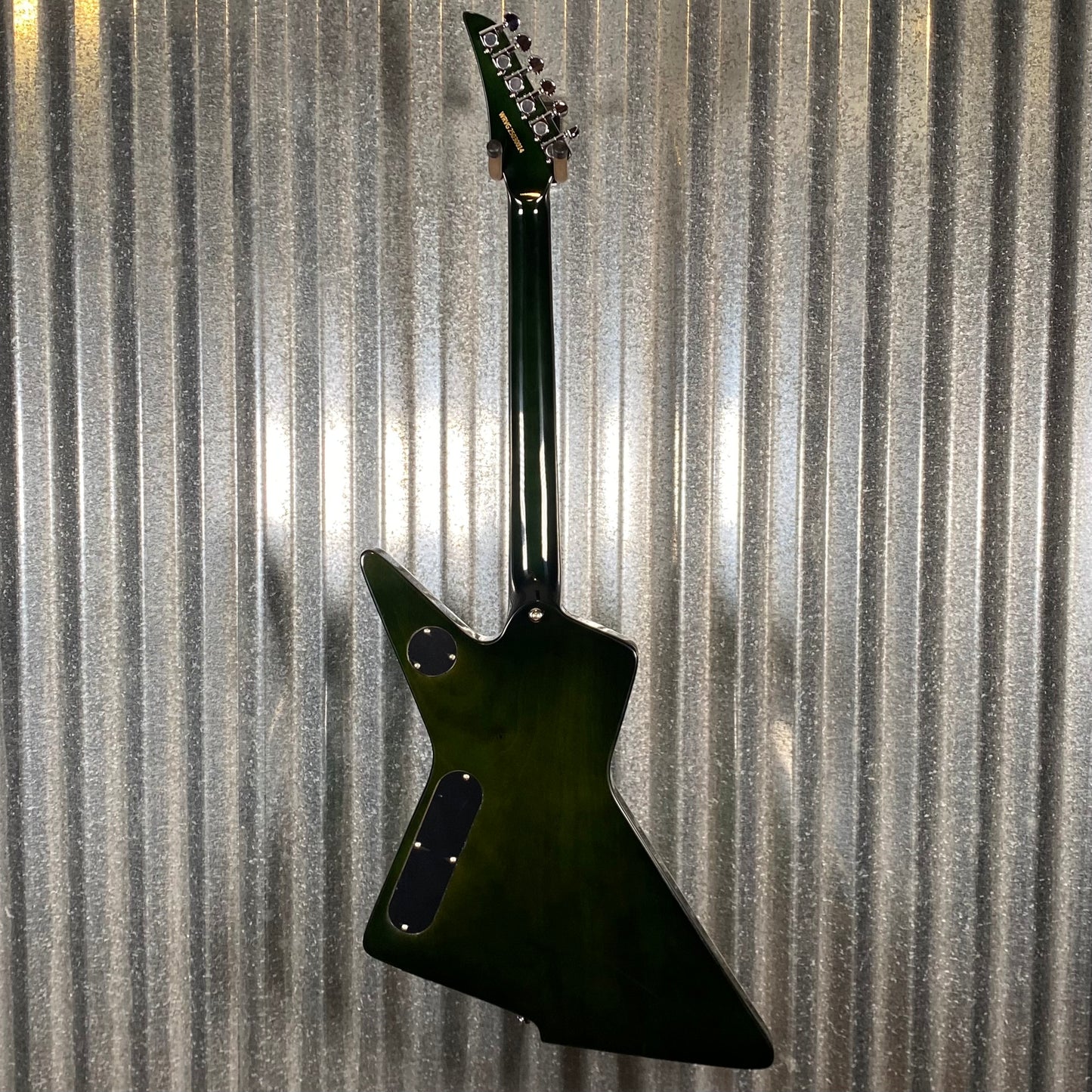 Westcreek Guitars Revenge Explorer Style Transparent Green #0014 Used