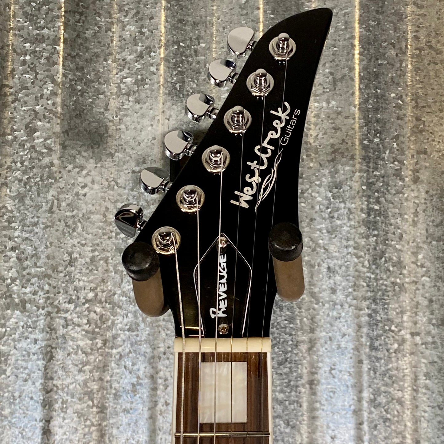 Westcreek Guitars Revenge Explorer Style Transparent Green #0014 Used