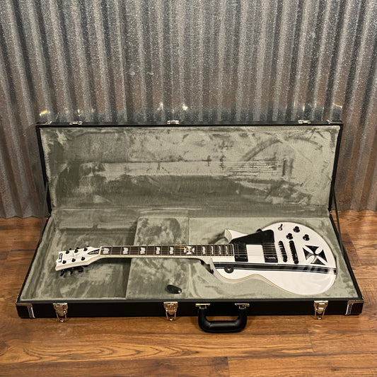 ESP LTD Iron Cross James Hetfield Snow White Guitar & Case LIRONCROSSSW # 0130 Used