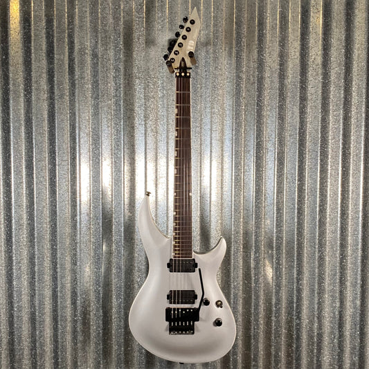 ESP LTD H3-1000 Floyd Rose Metallic Silver Guitar LH31000FRMS #1153 Used
