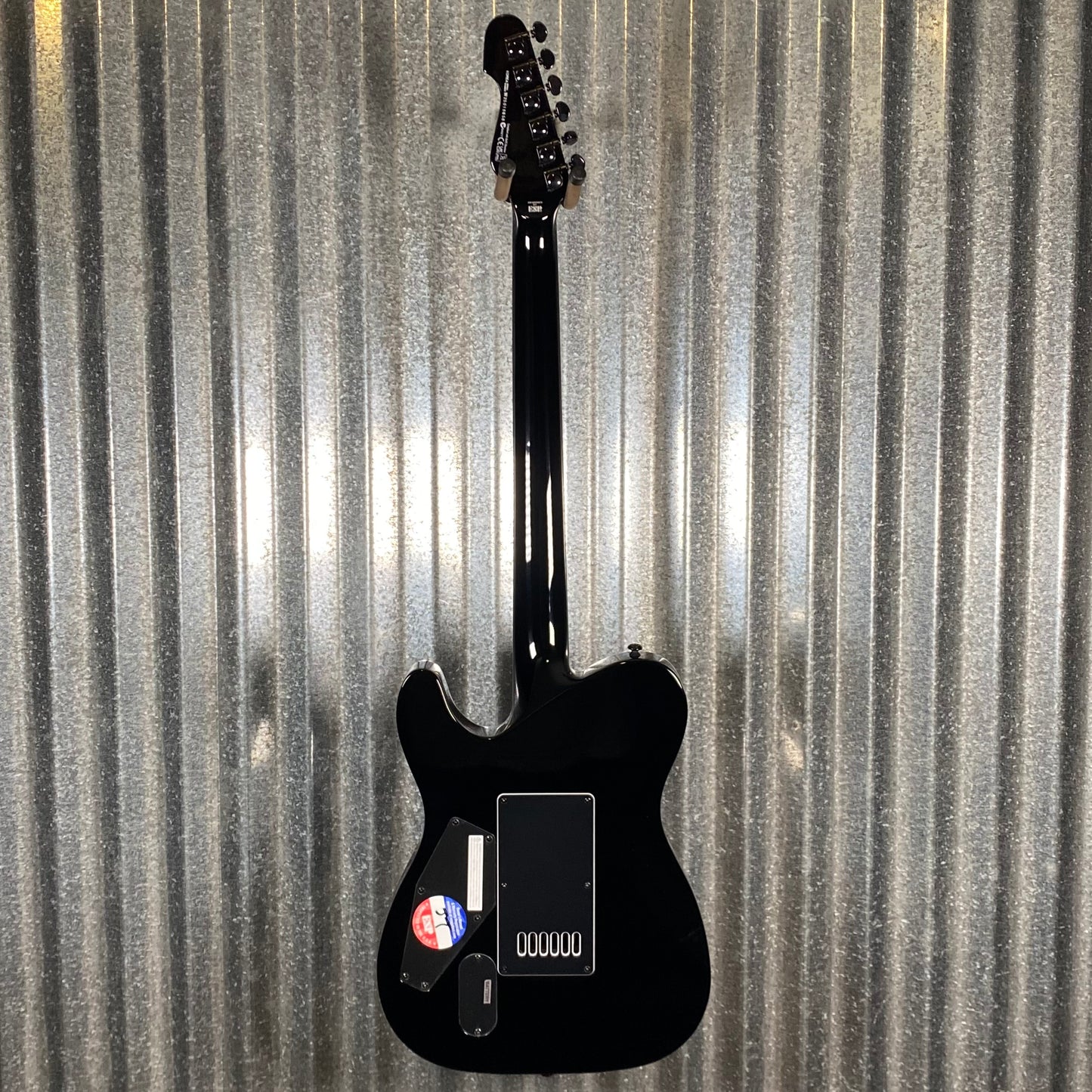 ESP LTD TE-1000 Evertune Burl Charcoal Burst Fluence Guitar TE1000ETBPCHB #0856 Used